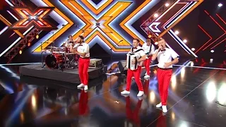 Funny cover of Russian hit by the «Dance Band» team. X Factor 2016