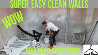 My DIY Spray Booth Finally Gets A Clean Down // It Just Peeled Straight Off // Vid#95