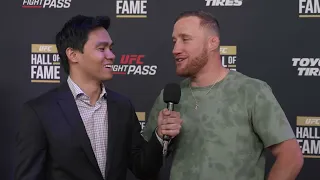 UFC 276 - Justin Gaethje on Volkanovski fighting at lightweight: He used to weigh over 200 pounds!