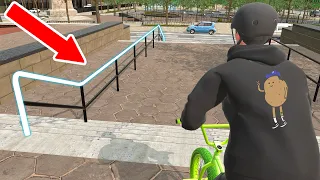 Riding Street In Pipe By BMX Streets