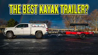 The Most FUNCTIONAL Kayak Trailer EVER! Snake River Lockers "Hua Edition" Kayak Trailer