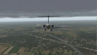 X-plane 11(Стокгольм-Мюнхен) MD-80