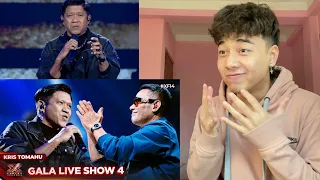 Kris Tomahu - Tanpa Batas Waktu (Ade Govinda Feat. Fadly) - Gala Live Show 4 -X Factor | REACTION