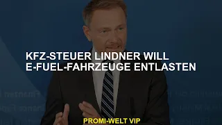 Kfz-Steuer Lindner will E-Fuel-Fahrzeuge entlasten