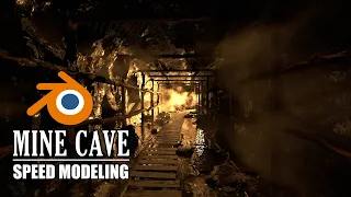 Mine(Cave) - Speed Modeling In Blender