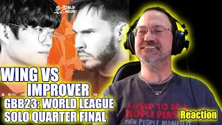 Wing vs Improver - GBB23: World League - SOLO Quarter Final - Reaction