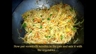 Vermicelli Noodles 2 minutes easy recipe