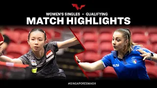 Nicole Arlia vs Cheng Janissa | WS Qual | Singapore Smash 2023