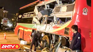 Kinh hoàng hiện trường xe khách tông xe tải trên quốc lộ, 4 người thương vong ở Quảng Ngãi | ANTV