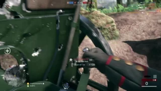 Battlefield 1 FK 96 Field Gun Triple Kill Feed w. Headshot