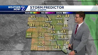 Windy, much cooler Wednesday