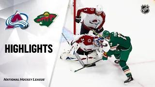 NHL Exhibition Highlights | Avalanche @ Wild 7/29/20