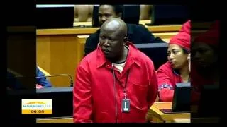 Malema kicked out of parliament