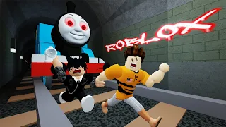 Kena Kejar Dengan Thomas Kereta Api Jahat!!! [The Tunnel Original] (Roblox Malaysia)