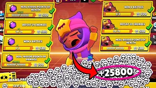 I Got 25800 TOKENS With SANDY NONSTOP! 75 QUESTS! + Box Opening! Brawl Stars