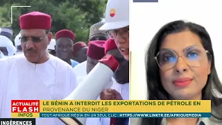 LE BÉNIN A INTERDIT LES EXPORTATIONS DE PÉTROLE EN PROVENANCE DU NIGER