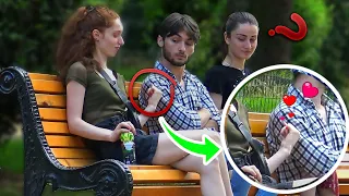 Best Hand Touching in the park  Prank #3 😛 just for laughs
