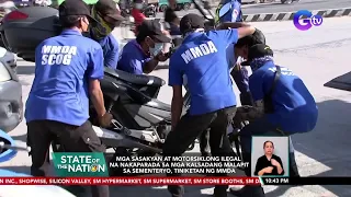 Mga sasakyan at motorsiklong ilegal na nakaparada sa mga kalsadang malapit sa sementeryo... | SONA