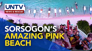 Mamangha sa ganda at mala-rosas na buhangin ng Subic Beach sa Matnog, Sorsogon | Trip Ko ‘To