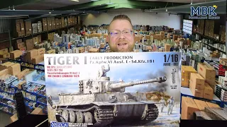 MBK unboxing #710 - 1:16 Tiger I Early Pz.Kpfw. VI Ausf. E (Andy's Hobby Headquarters AHHQ-003)