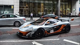 McLaren P1 GTR REVS and ON THE ROAD in London!