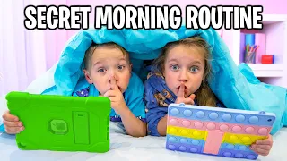 Our Son and Daughter Secret WEEKEND MORNING ROUTINE