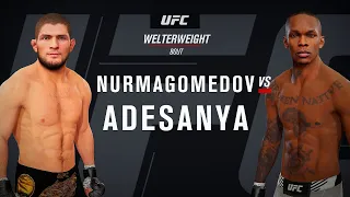 UFC 4 - Khabib Nurmagomedov vs. Israel Adesanya [1080p 60 FPS]