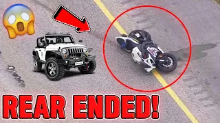 Hit From Behind! - Craziest Motorcycle Crashes, Road Rage & Close Calls of 2023 [Ep.9]