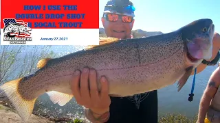 How I Use The Double Drop Shot For SoCal Trout