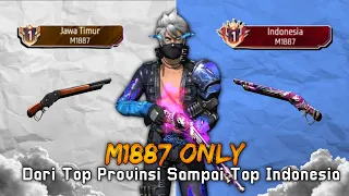 Namatin Weapon Glory Free Fire Push Dari Top Provinsi Sampai Top Indonesia M1887 - BR Ranked