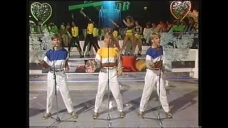 Manuel Taravilla, Baila con  Herrey's - Diggi Loo Diggi Ley, (Eurovisión 84) Super Stars-Tve
