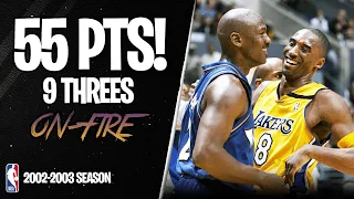 Kobe Bryant 55 Points vs Washington Wizards - ON FiRE | Full Highlights 28/03/2003