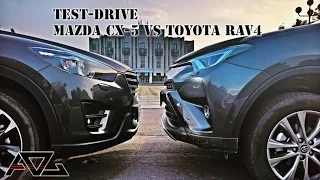 Mazda CX-5 VS Toyota RAV4 часть 1