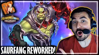 SAURFANG REWORK IS PRETTY GOOD! - Hearthstone Battlegrounds Duos