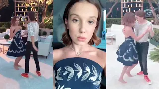 Millie Bobby Brown dancing with Noah Schnapp | Instagram Story | September 15 2018 #MillieBobbyBrown