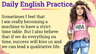 My Daily Life | Learn Simple English | Level 1 | Improve your English