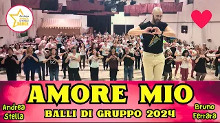 AMORE MIO | Balli Di Gruppo | COREOGRAFIA | Nuovo Riempipista 2024 | ANDREA STELLA | #coreografia