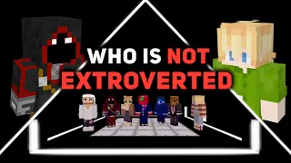 6 Extroverts vs 1 Introvert | Minecraft Odd Man Out