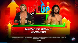 WWE 2K23 - Dolph Ziggler VS Mustafa Ali No Holds Barred Match - WWE 2K23 Gameplay