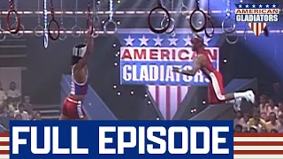 Gladiator Nitro Gets Disqualified In Hang Tough | American Gladiators | Full Episode | S02E22