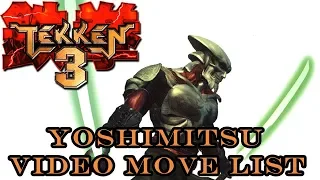 Tekken 3 - Yoshimitsu Move List