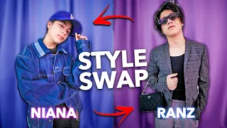 STYLE SWAP Challenge With BRO!! (Bagay Ba haha!) | Ranz and Niana