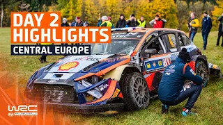 Day 2 Highlights | WRC Central European Rally 2023