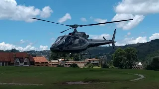 Aproximação para pouso -- AS 350 B2 -- PR-PSB