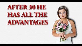 In the dating and marriage scene, the advantage changes as we age and guys eventually pull ahead.