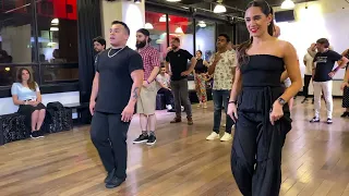 Brandon & Michelle (Mambo Workshop) at the Baila Con Gusto Night on September 7 2023