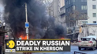 War in Ukraine: Russian strike on Ukraine's recently recaptured city of Kherson | Latest | WION