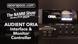 Audient Oria Interface & Controller - Gearspace @ NAMM 2024