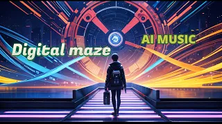 AI で作詞作曲してみた :Digital maze