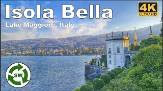 Lago Maggiore Italy- Isola Bella Walking Tour ( Stresa Italy ) 4K UHD